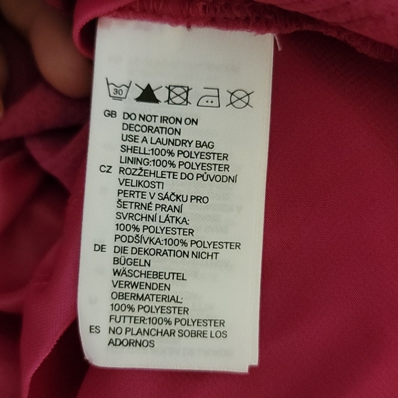 NWT H&M Pink Sequined Sleeveless Top Size 2 - Picture 5 of 5